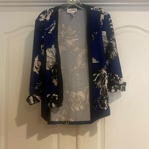 Vintage Joseph Ribkoff Open Blue Women’s Cardigan